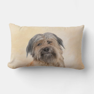 Pyrenean Shepherd Malerei - Niedliche Original Dog Lendenkissen