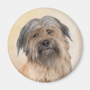 Pyrenean Shepherd Malerei - Niedliche Original Dog Magnet