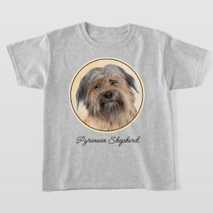 Pyrenean Shepherd Malerei - Niedliche Original Dog T-Shirt