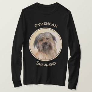 Pyrenean Shepherd Malerei - Niedliche Original Dog T-Shirt