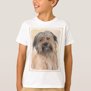 Pyrenean Shepherd Malerei - Niedliche Original Dog T-Shirt