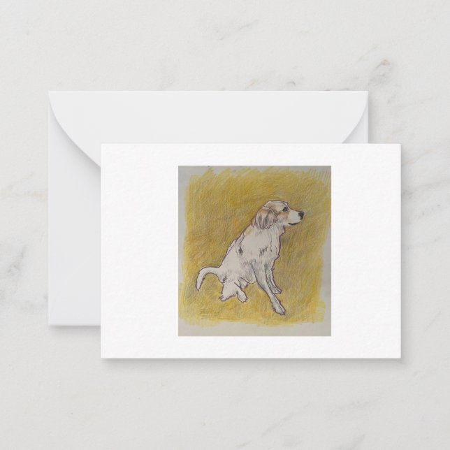 Pyrenees Bon Voyage Mitteilungskarte (Vorderseite)