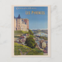Pyrénées France Vintage Poster 1899