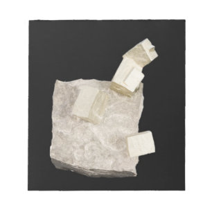 Pyrite Kristalle in Shale Notizblock