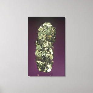 Pyritenkristalle, Peru, Südamerika Leinwanddruck