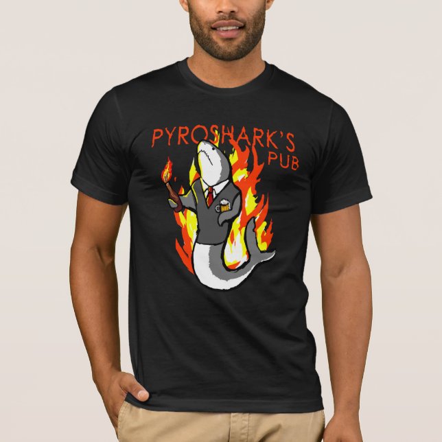 Pyrosharks Kneipe T-Shirt (Vorderseite)