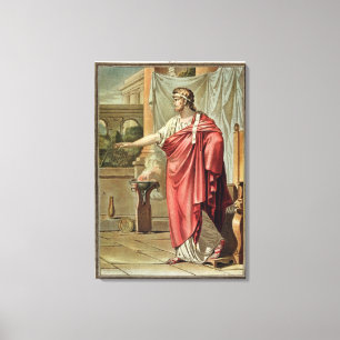 Pyrrhus, Kostüm für "Andromache" durch Jean Leinwanddruck