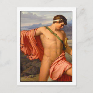 Pyrrhus und Andromache durch Johan Lund Postkarte