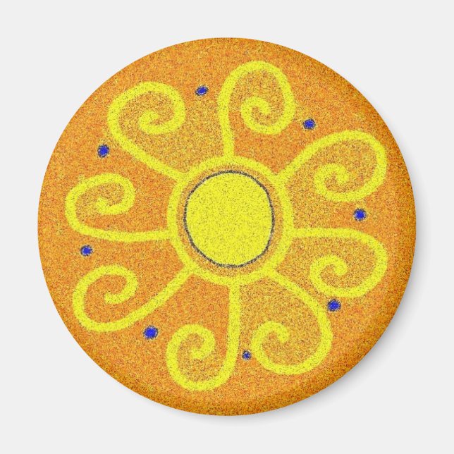 Pysanka-Symbol: Sun Magnet (Vorne)