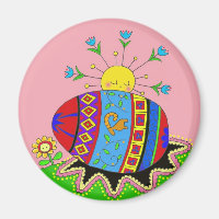 Pysanka und Sun Ukrainische Volkskunst