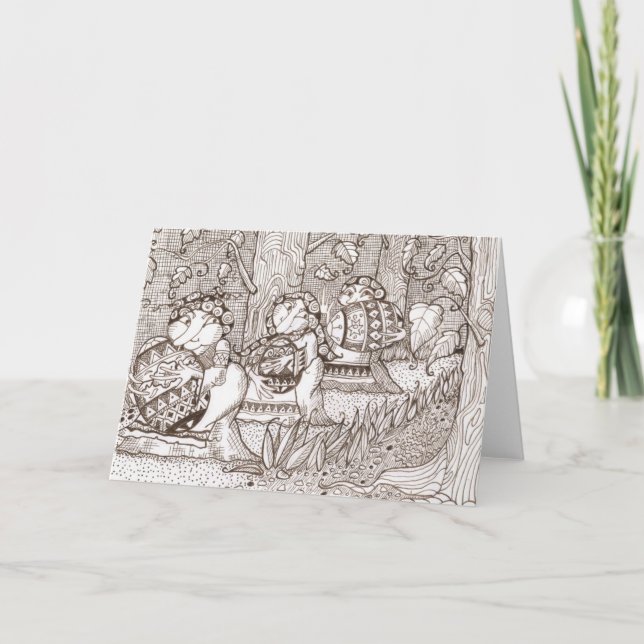 Pysanky Diieves Karte (Vorderseite)