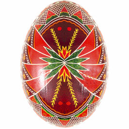 Pysanky (Ukrainer-Osterei) Verzierung Fotoskulptur Ornament