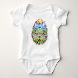 Pysanky Ukrainer-Ostereier Baby Strampler