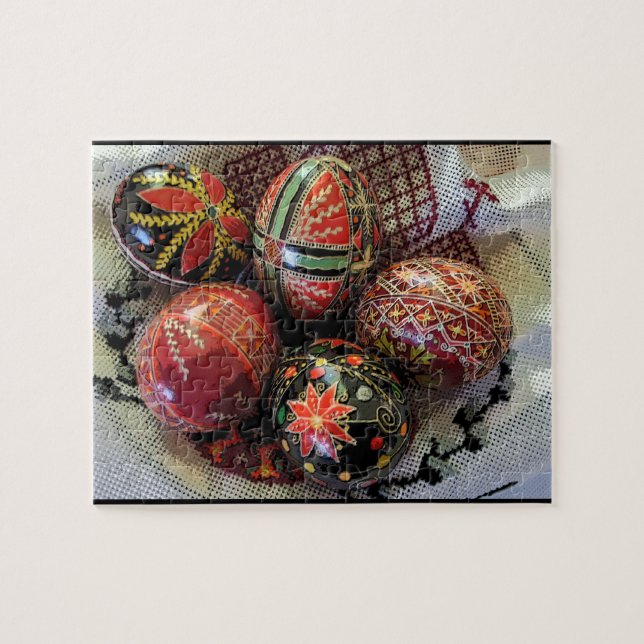 Pysanky Ukrainer-Ostereier Puzzle (Horizontal)