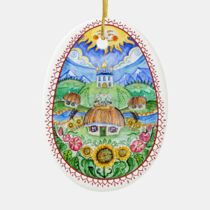 Pysanky Ukrainische Ostereier Keramikornament