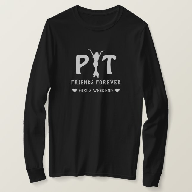 PYT Hübsch Young Things Friends Forever T-Shirt (Design vorne)