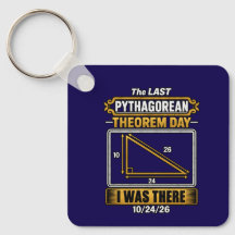Pythagoräischer Tag-Schlüsselanhänger