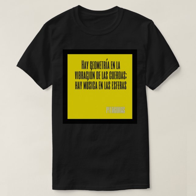 Pythagoras Greeting Card T-Shirt (Design vorne)