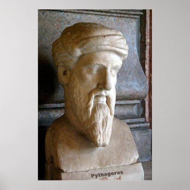 Pythagoras / Griechischer Philosoph / Poster (Vorne)