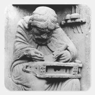 Pythagoras Quadratischer Aufkleber