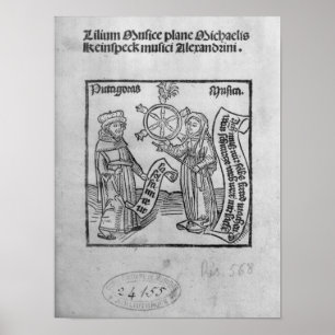 Pythagoras und Musik Poster
