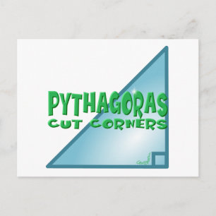 Pythagorean Theorem Postkarte