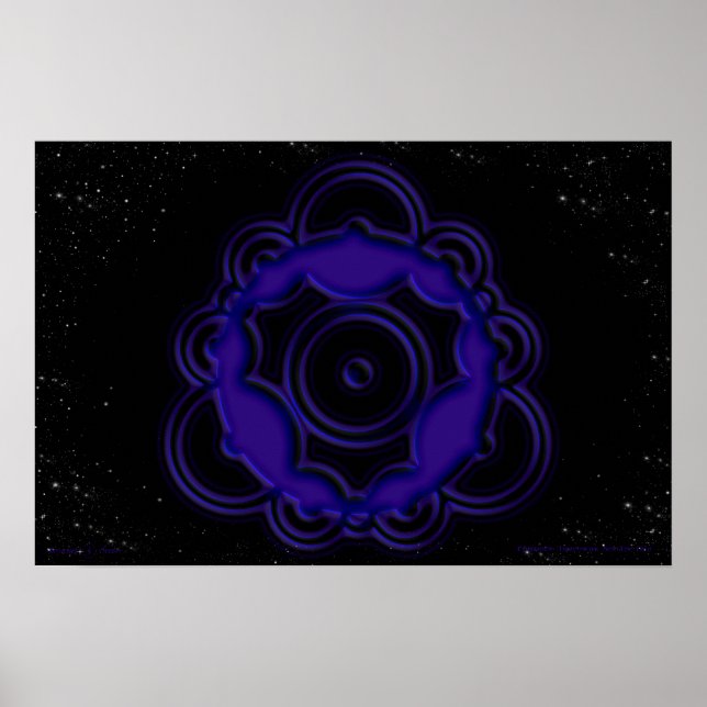 Pythagorean Trigonometric Space Time Field Poster (Vorne)