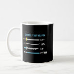 Python Choose Your Weapon - Funny Computer Science Kaffeetasse<br><div class="desc">Python Choose Your Weapon - Funny Computer Science</div>