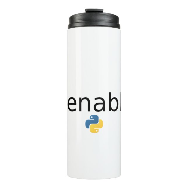 Python Garbage Collector Thermosbecher (Vorderseite)