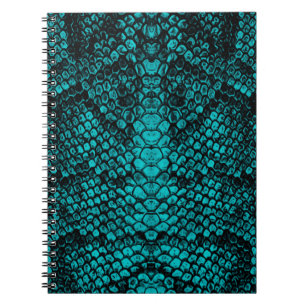 Python-Haut: Schlangenmuster-Design Notizblock