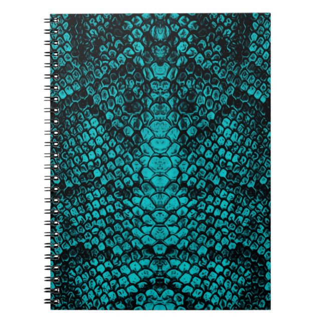 Python-Haut: Schlangenmuster-Design Notizblock (Vorderseite)