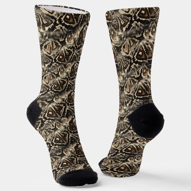 Python-Haut Socken (Gewinkelt)
