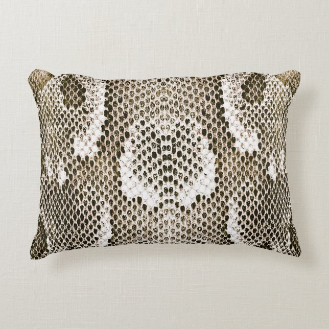 Python-Haut: Tiermuster-Design Dekokissen (Vorderseite)