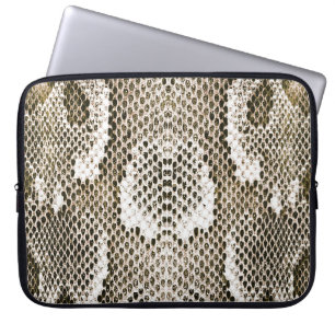 Python-Haut: Tiermuster-Design Laptopschutzhülle