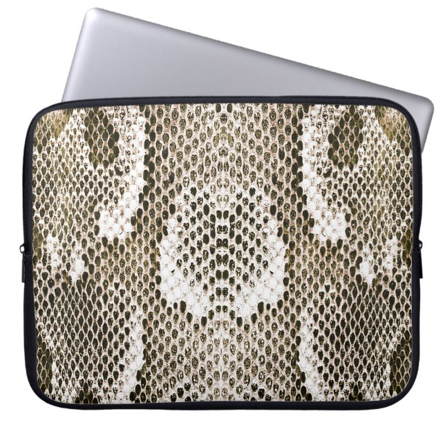 Python-Haut: Tiermuster-Design Laptopschutzhülle (Vorderseite)