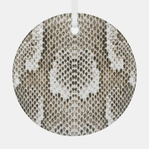 Python-Haut: Tiermuster-Design Ornament Aus Glas
