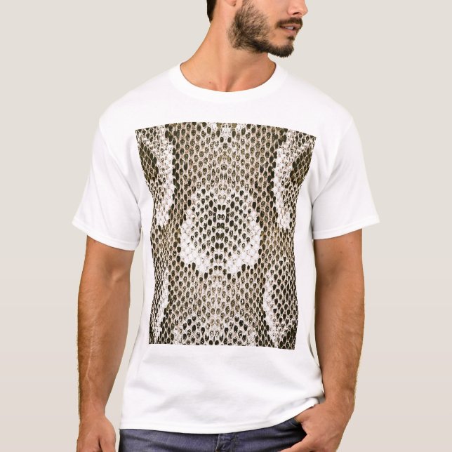 Python-Haut: Tiermuster-Design T-Shirt (Vorderseite)