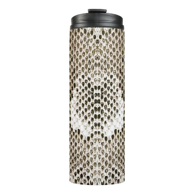 Python-Haut: Tiermuster-Design Thermosbecher (Vorderseite)
