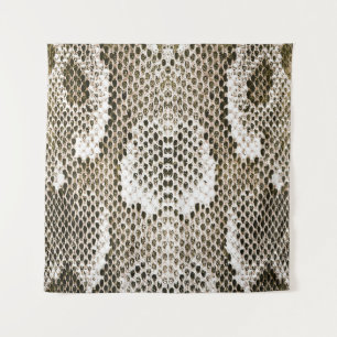 Python-Haut: Tiermuster-Design Wandteppich
