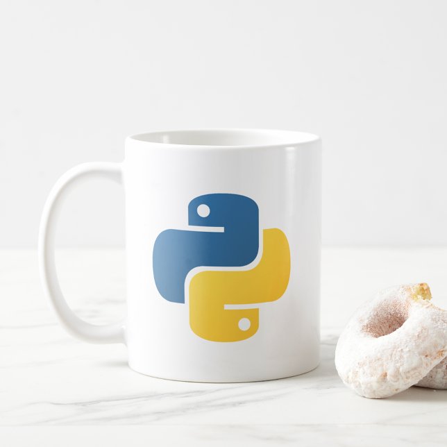 Python-Logo Kaffeetasse (Von Creator hochgeladen)