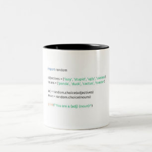 Python lustige Coffee Tasse für Entwickler