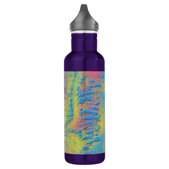 PYTHON - Modernes dekoratives Fraktal - Edelstahlflasche (Links)