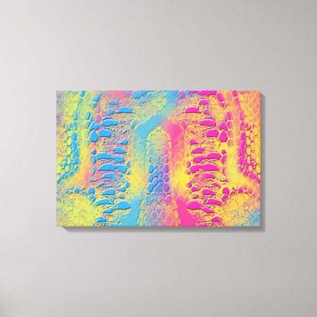 PYTHON - Modernes dekoratives Fraktal - Leinwanddruck (Vorderseite)