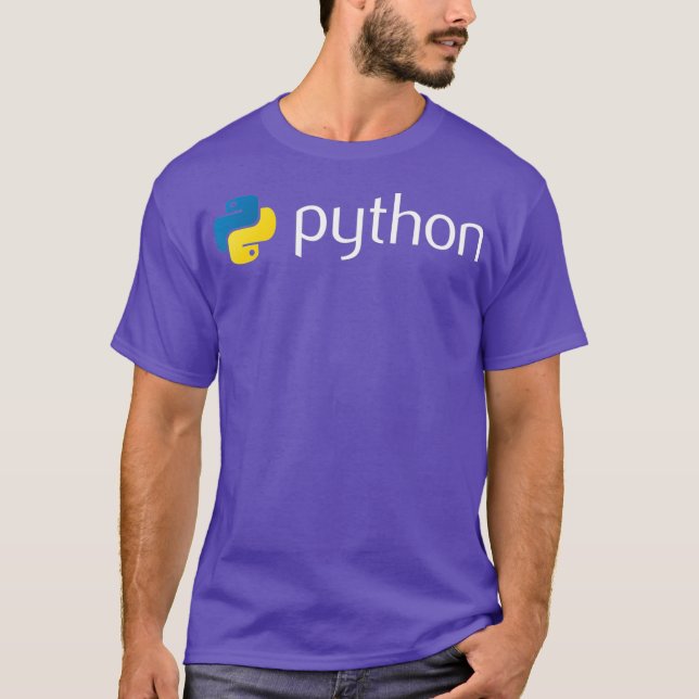 Python Programmierer Computerentwickler T-Shirt (Vorderseite)