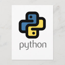 Python Programmierung Feiertagspostkarte