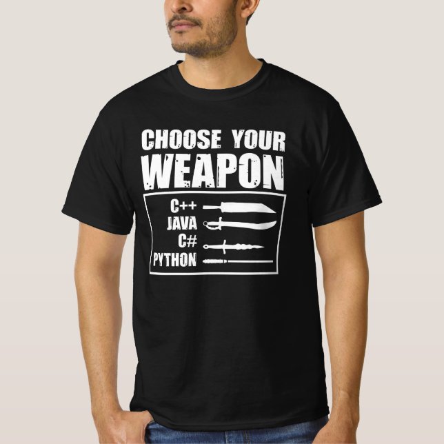 Python Programmierung, Programmierer, Coder T-Shirt (Vorderseite)