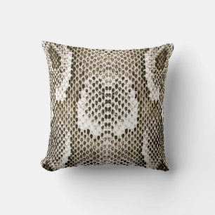 Python Skin: Tiermuster-Design Kissen