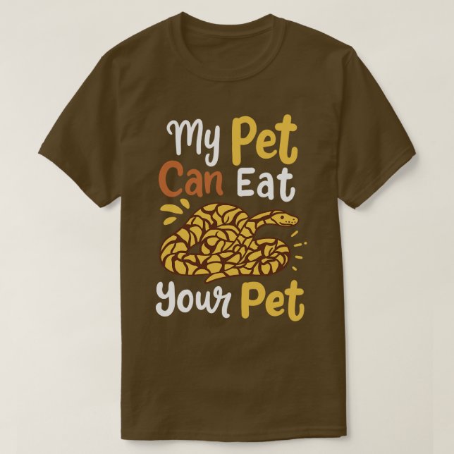 Python Snakes Snake Owner T-Shirt (Design vorne)