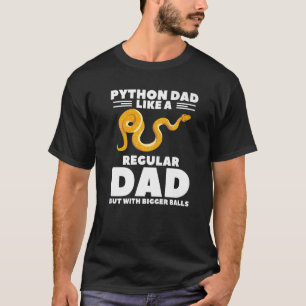 Python Vater wie ein regelmäßiger Vater, aber mit T-Shirt