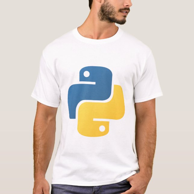 Pythonschlange-Programmierung T-Shirt (Vorderseite)